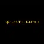 Black background with the golden ‘$LOT LAND’ logo in the center, featuring a row of five gold stars above the logo text.